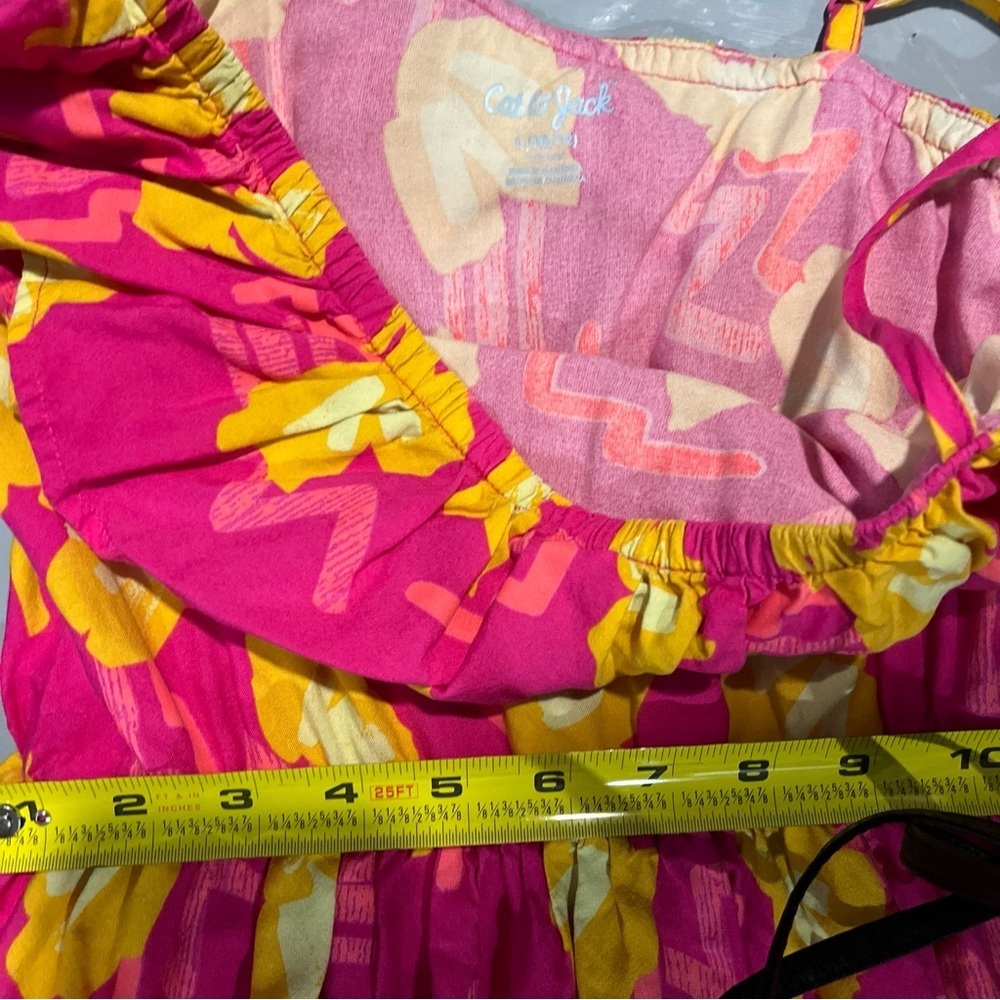Cat & Jack Pink and Yellow Floral  Dress - Picture 5 of 6